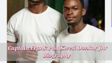 Captain Frank Paa Kwesi Donkor Jnr biography