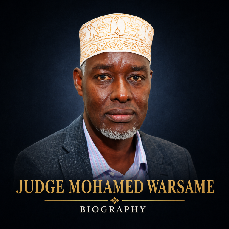 Judge Mohamed Warsame Biography