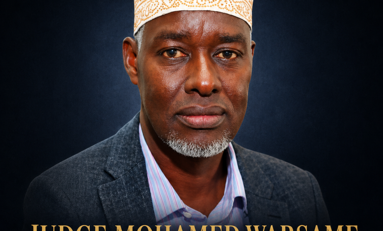 Judge Mohamed Warsame Biography
